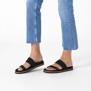 VIVAIA Round-Toe Slides black size EU/39 US/8